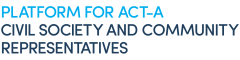 Platform for ACT-A Civil Society and Community Representatives Logo